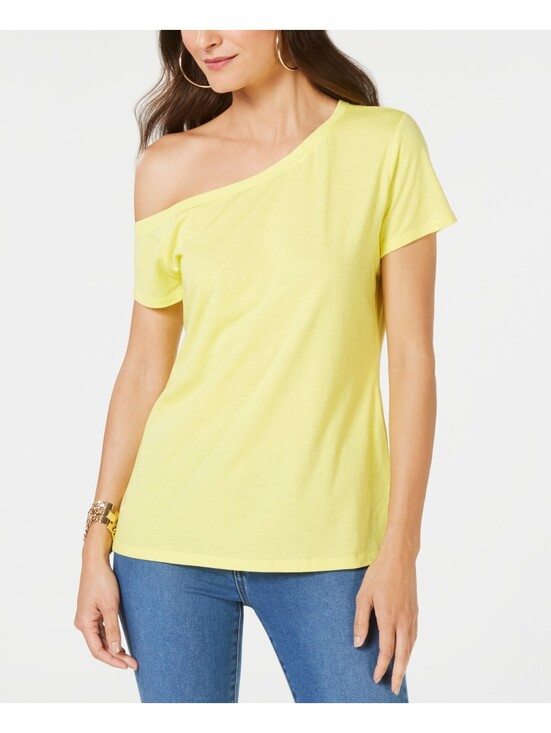 INC International Concepts Tops - Inc International Concepts Womens One-Shoulder T-Shirt Size XS